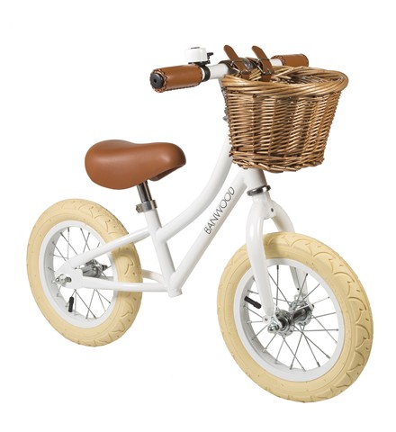 AGOTADA - Bicicleta sin pedales FirstGo! color blancocoches a pedales, correpasillos, karts pedales, triciclos, coches para niños, casitas para niños, casitas de muñecas, muebles infantiles, canastas de baloncesto, porterías, juegos de agua
