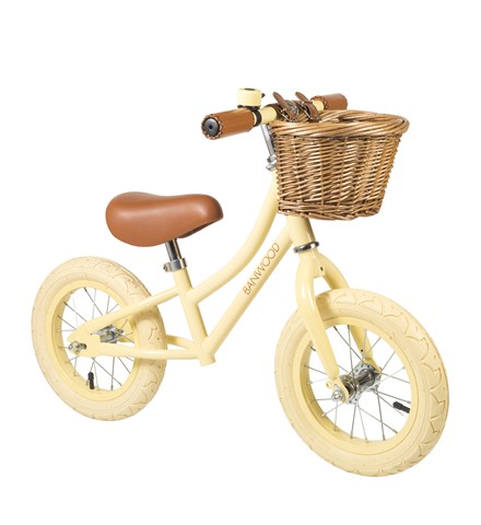 AGOTADA - Bicicleta sin pedales FirstGo! color vainillacoches a pedales, correpasillos, karts pedales, triciclos, coches para niños, casitas para niños, casitas de muñecas, muebles infantiles, canastas de baloncesto, porterías, juegos de agua