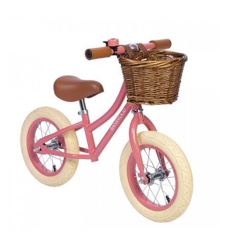 AGOTADA - Bicicleta sin pedales FirstGo! color coralcoches a pedales, correpasillos, karts pedales, triciclos, coches para niños, casitas para niños, casitas de muñecas, muebles infantiles, canastas de baloncesto, porterías, juegos de agua